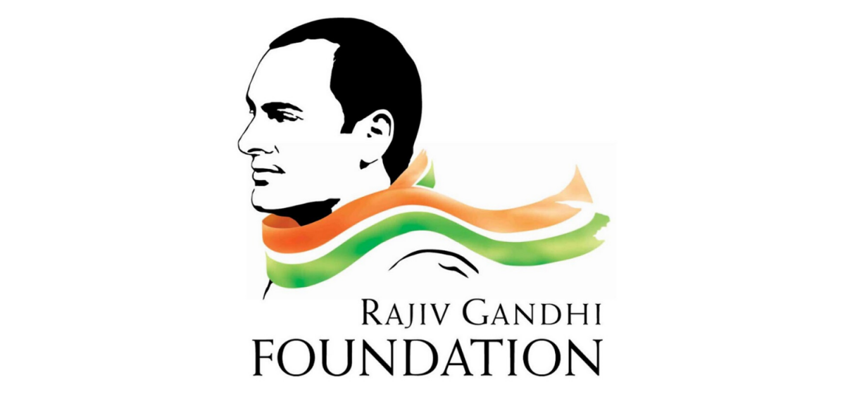The Rajiv Gandhi Foundation (RGF) logo